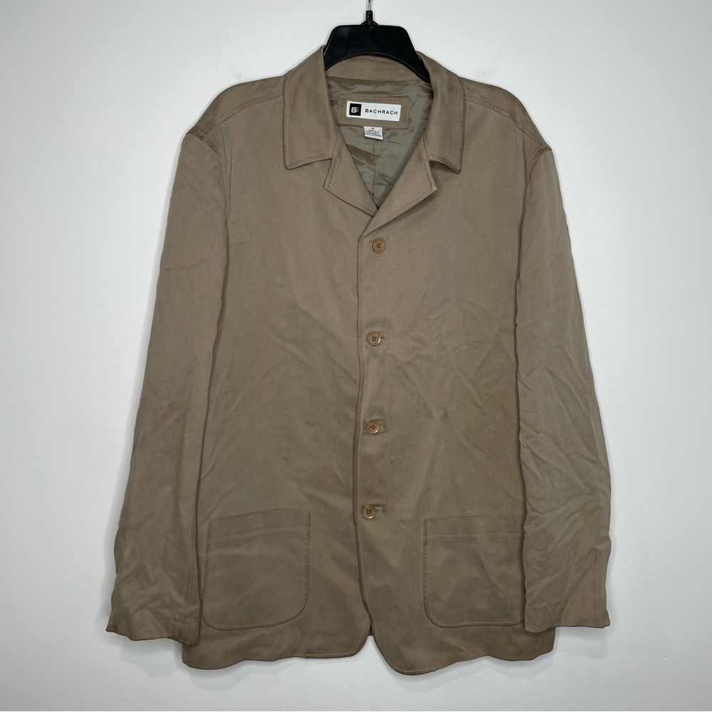 Bachrach men’s 4 button silk‎ suit jacket size medium